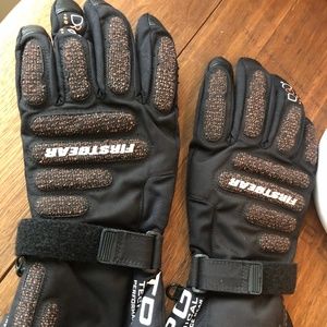 Men's FirstGear TPG D30 Full Gauntlet Cold Weather Motorcycle Gloves